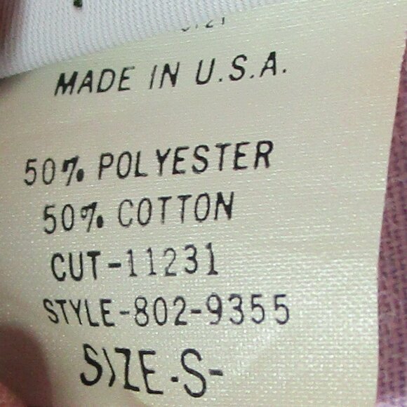 Lavender cotton-poly blazer lab jacket open front, lg pockets cuff sleeves - Picture 3 of 9